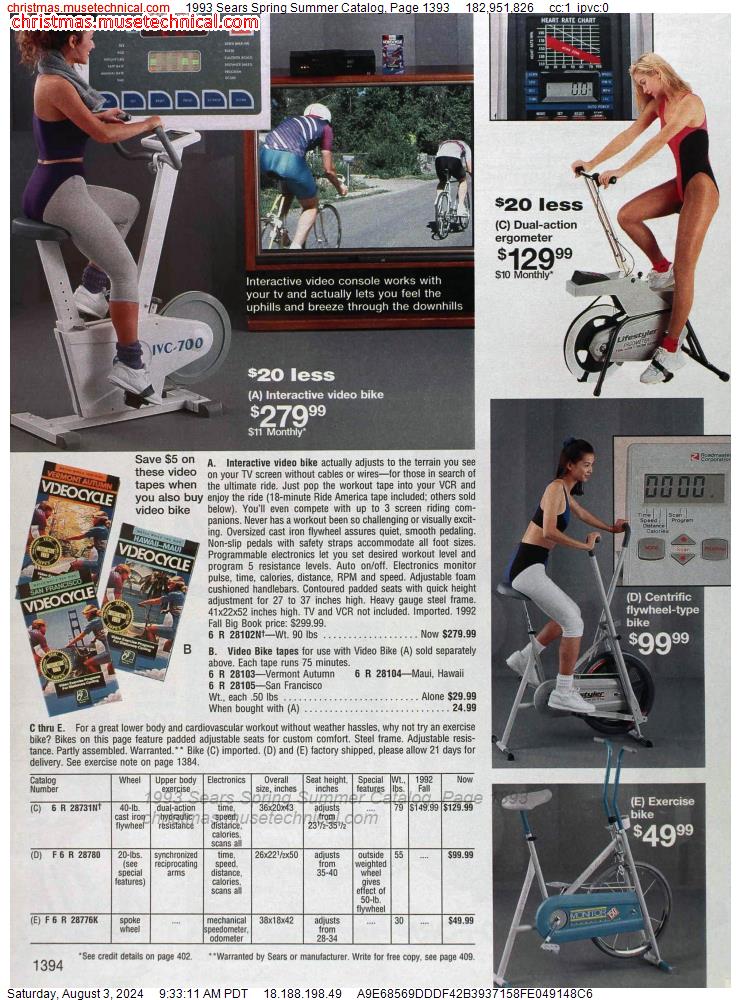 1993 Sears Spring Summer Catalog, Page 1393