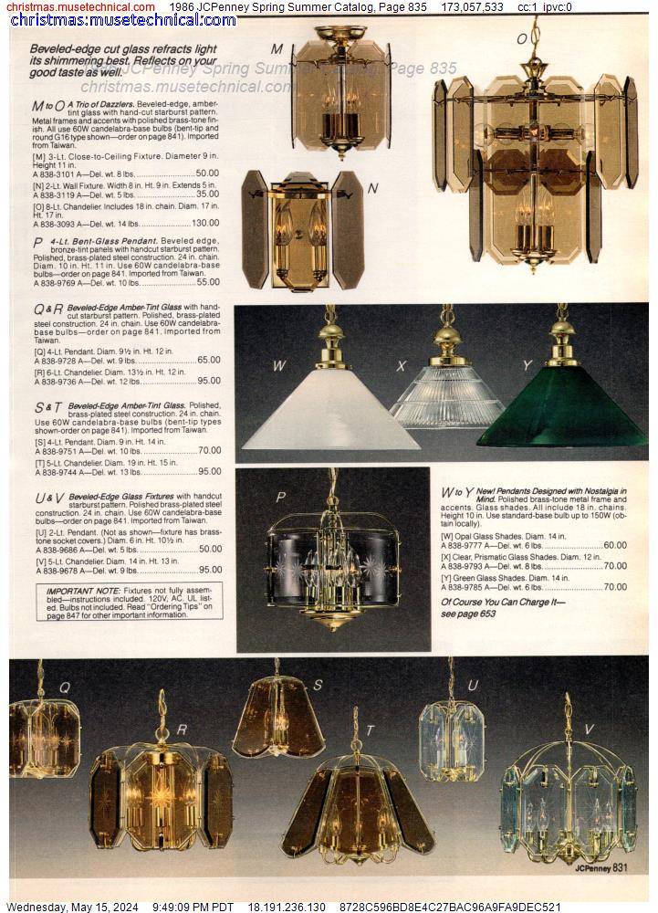 1986 JCPenney Spring Summer Catalog, Page 835