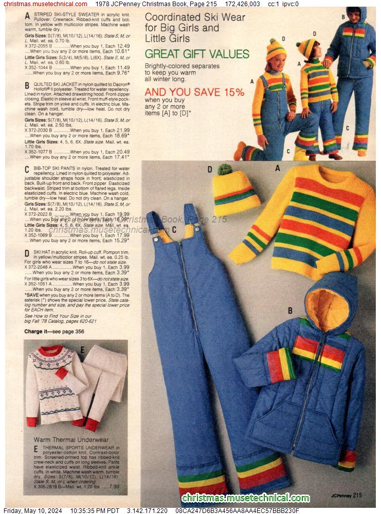 1978 JCPenney Christmas Book, Page 215
