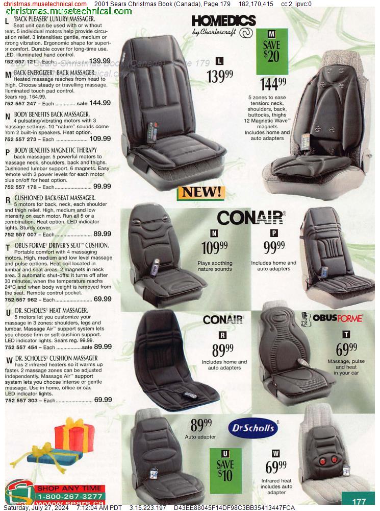 2001 Sears Christmas Book (Canada), Page 179