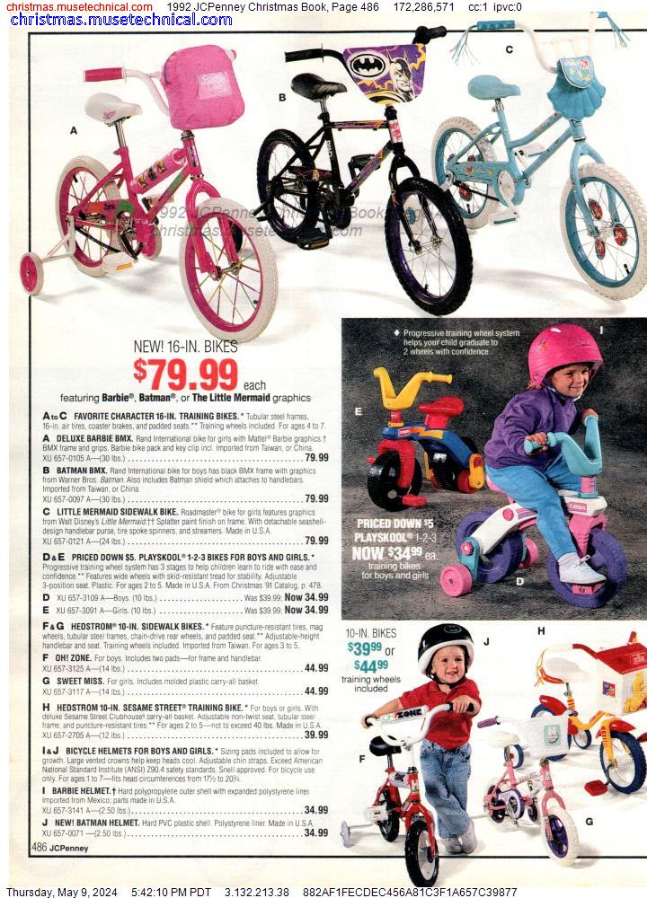 1992 JCPenney Christmas Book, Page 486