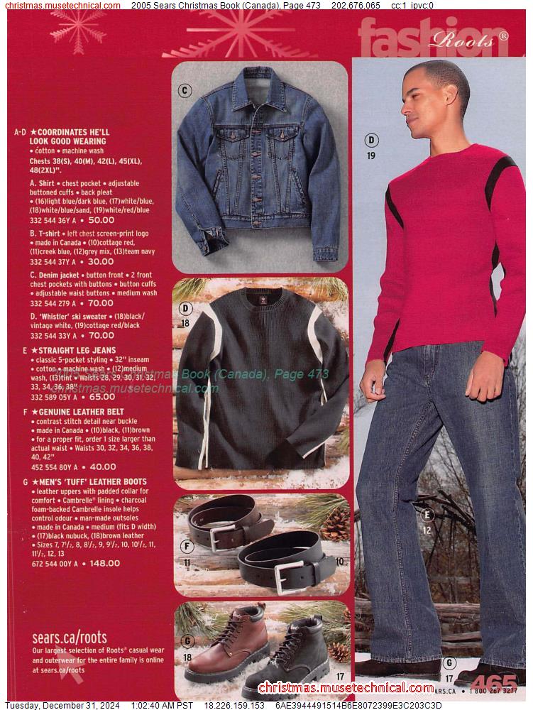 2005 Sears Christmas Book (Canada), Page 473