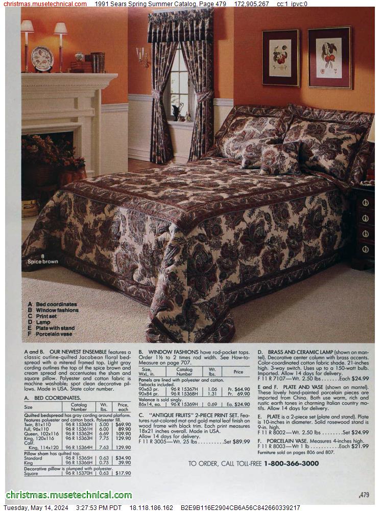 1991 Sears Spring Summer Catalog, Page 479