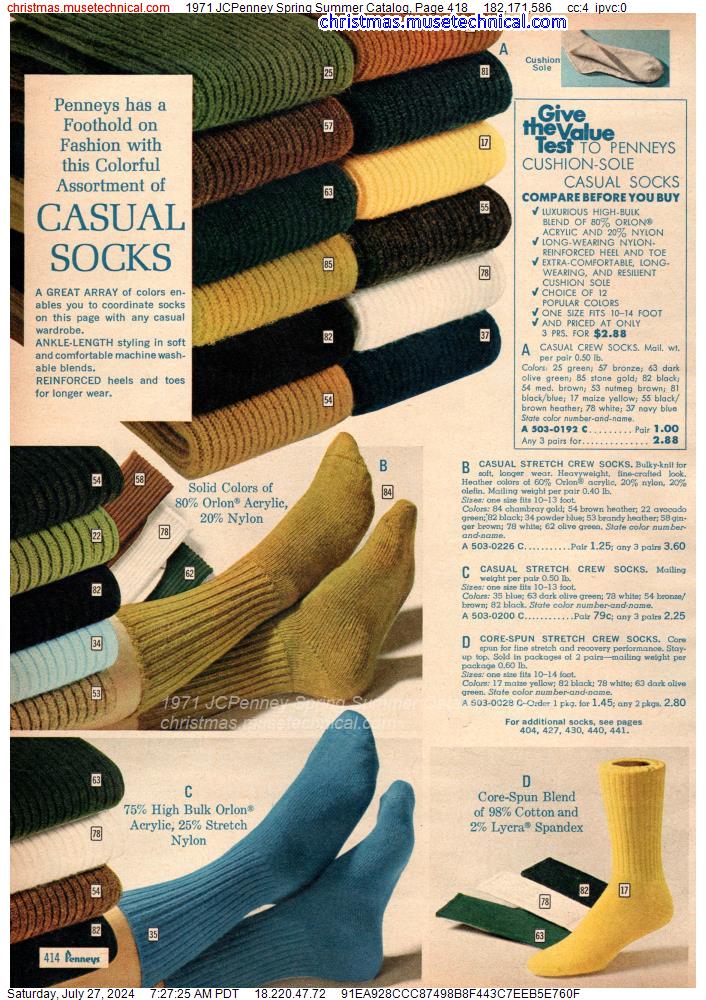 1971 JCPenney Spring Summer Catalog, Page 418
