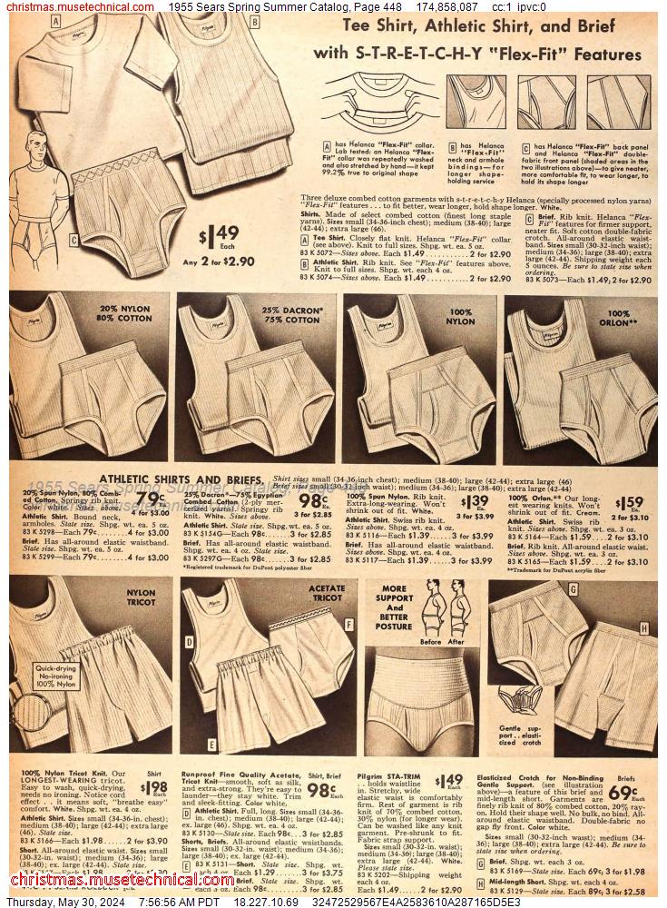 1955 Sears Spring Summer Catalog, Page 448
