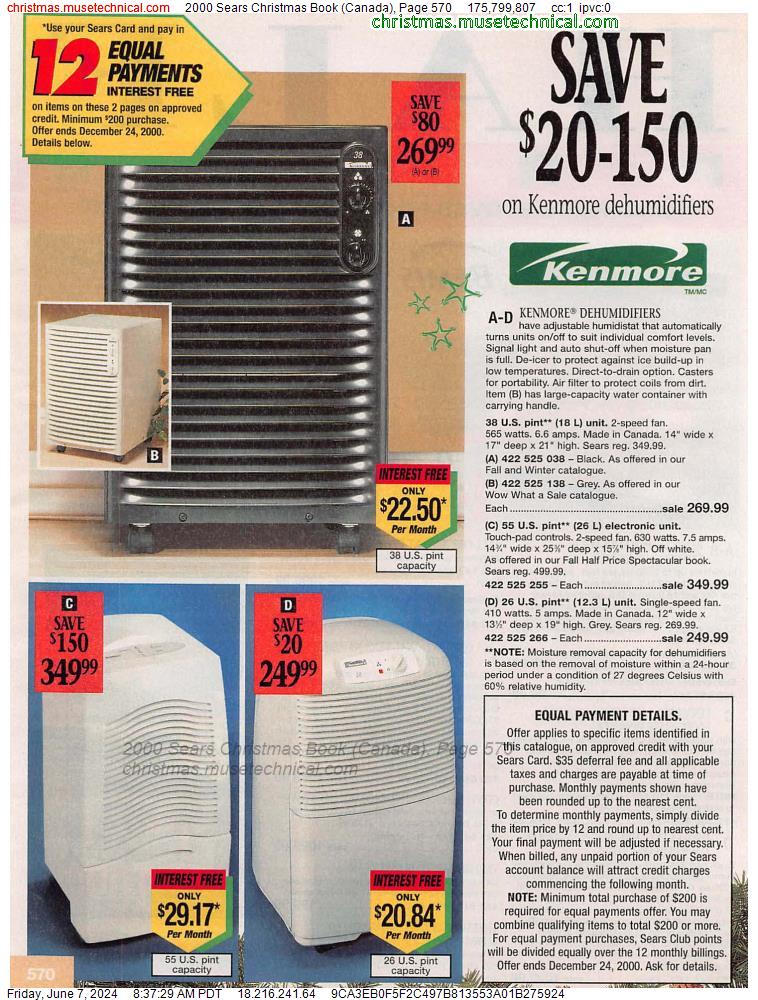 2000 Sears Christmas Book (Canada), Page 570