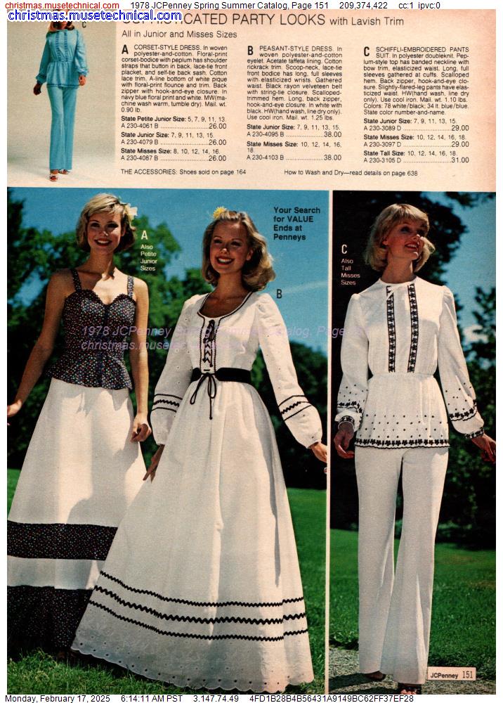 1978 JCPenney Spring Summer Catalog, Page 151