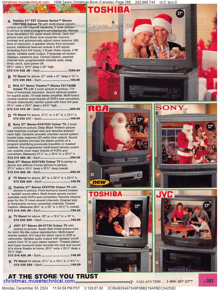 1996 Sears Christmas Book (Canada), Page 395