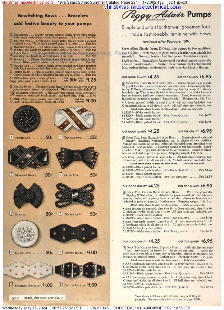 1945 Sears Spring Summer Catalog, Page 234