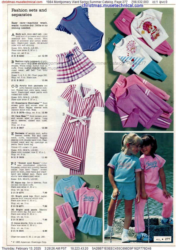 1984 Montgomery Ward Spring Summer Catalog, Page 277