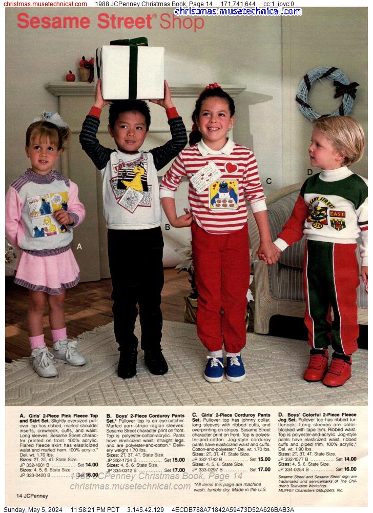 1988 JCPenney Christmas Book, Page 14