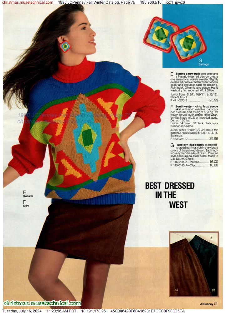1990 JCPenney Fall Winter Catalog, Page 75