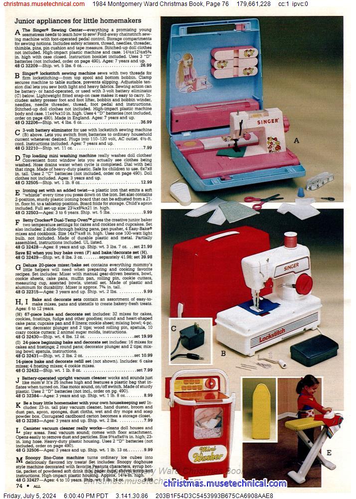 1984 Montgomery Ward Christmas Book, Page 76
