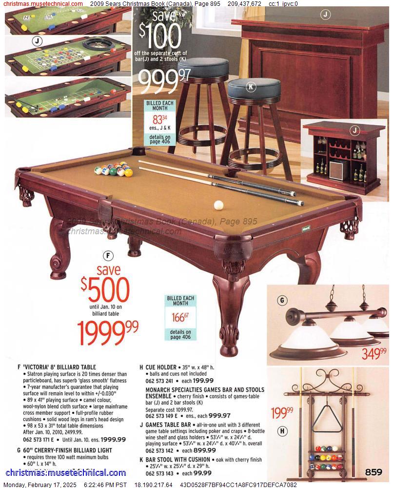 2009 Sears Christmas Book (Canada), Page 895