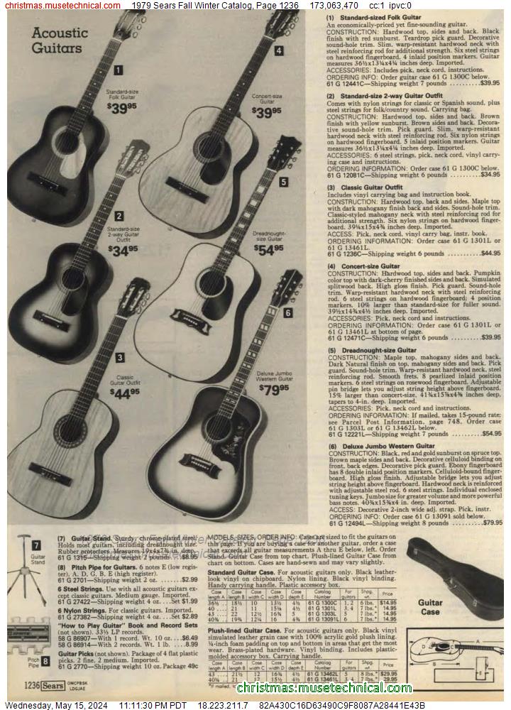 1979 Sears Fall Winter Catalog, Page 1236
