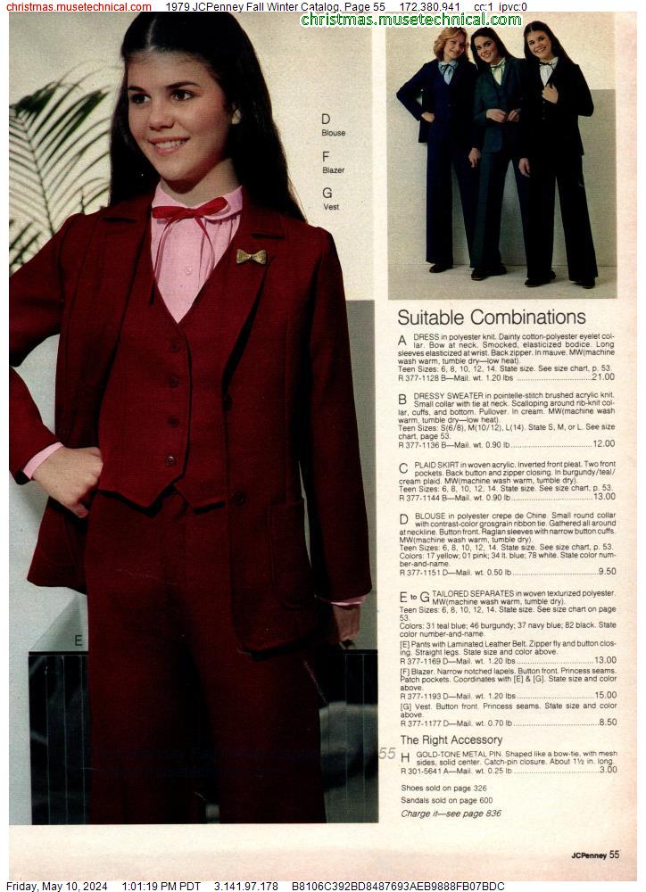 1979 JCPenney Fall Winter Catalog, Page 55