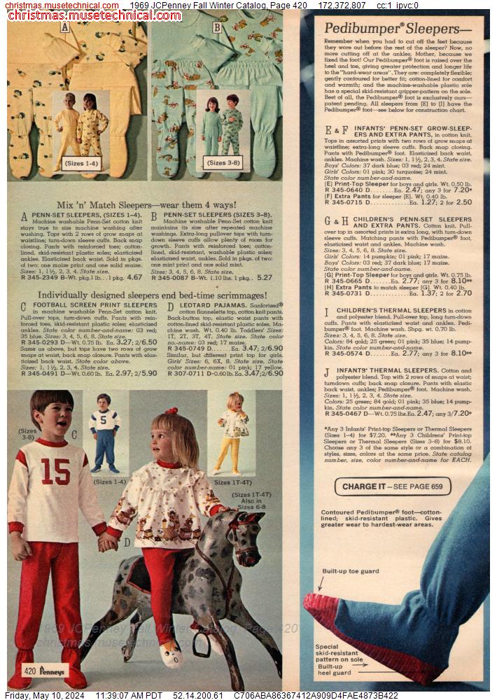1969 JCPenney Fall Winter Catalog, Page 420