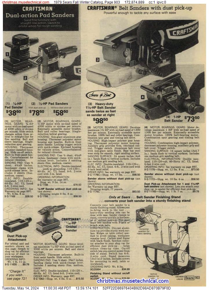 1979 Sears Fall Winter Catalog, Page 903