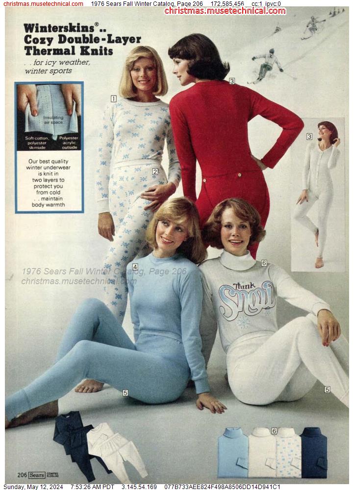 1976 Sears Fall Winter Catalog, Page 206