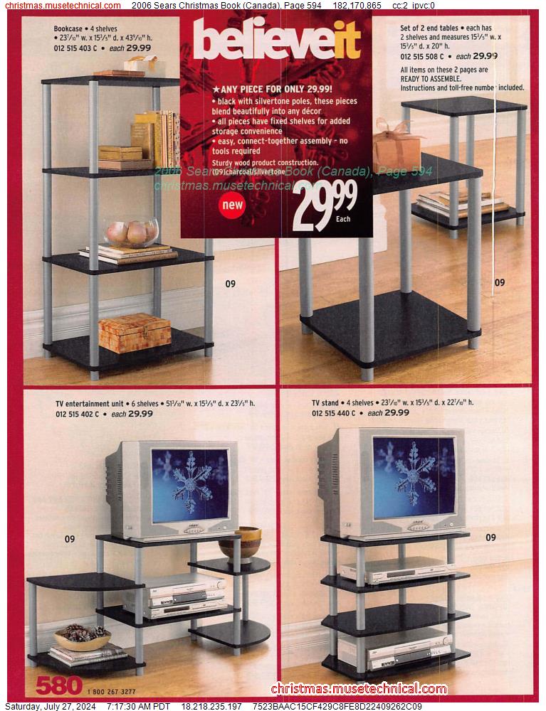 2006 Sears Christmas Book (Canada), Page 594