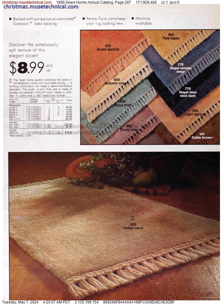1989 Sears Home Annual Catalog, Page 287