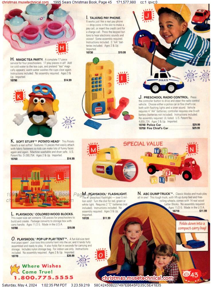 1995 Sears Christmas Book, Page 45