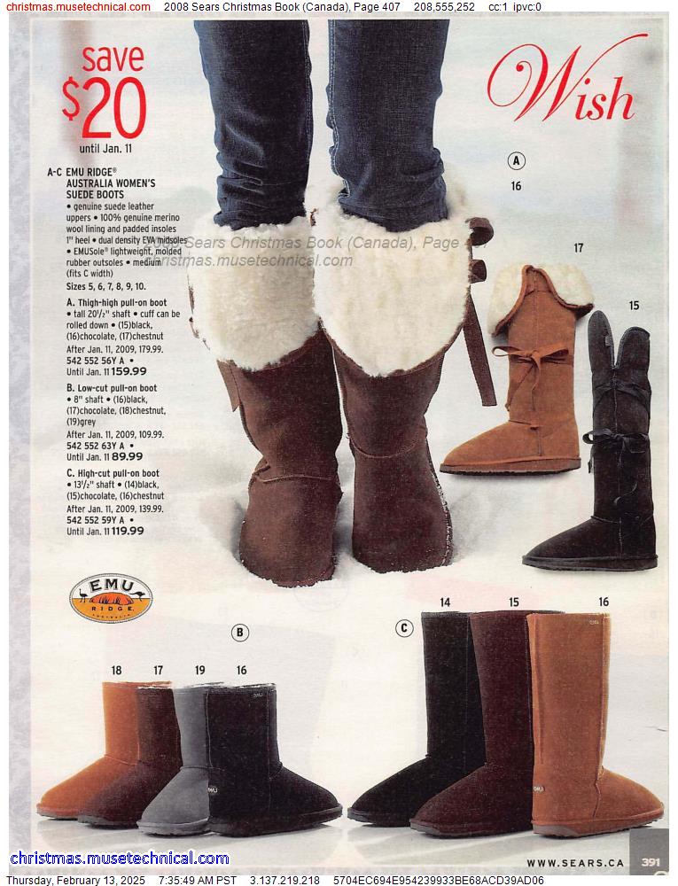 2008 Sears Christmas Book (Canada), Page 407