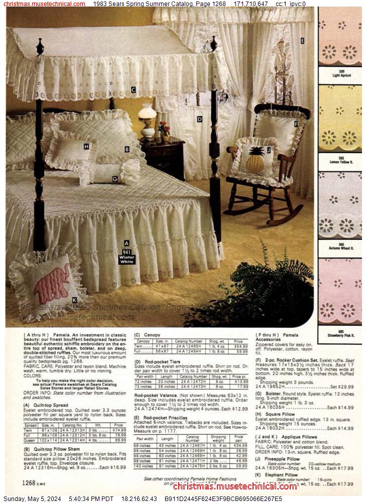 1983 Sears Spring Summer Catalog, Page 1268