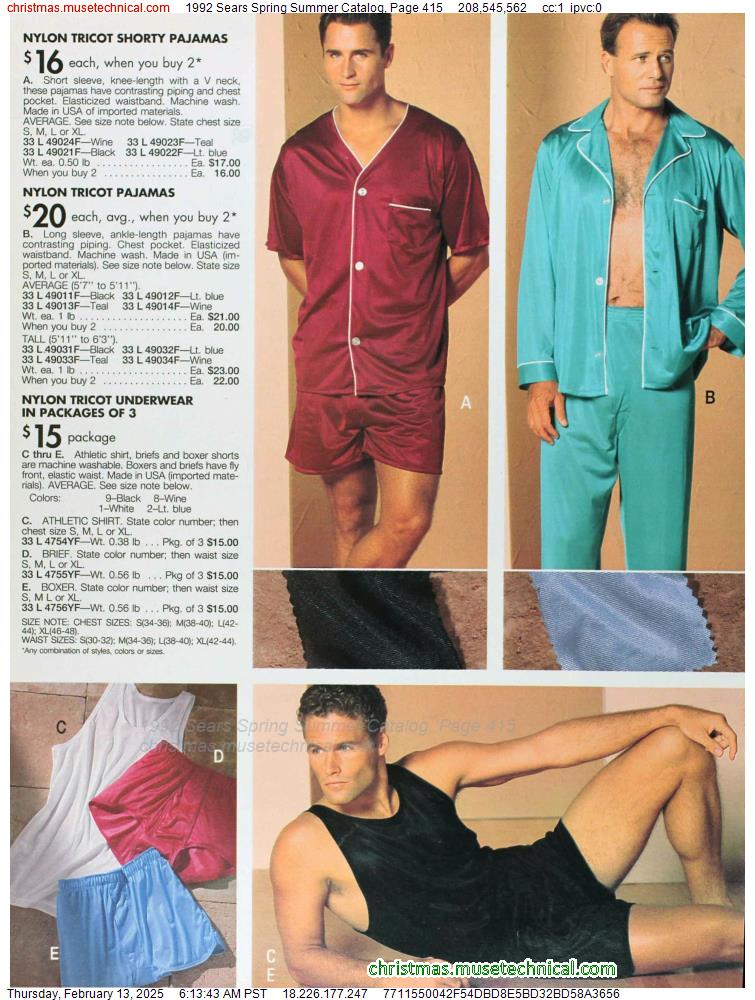 1992 Sears Spring Summer Catalog, Page 415