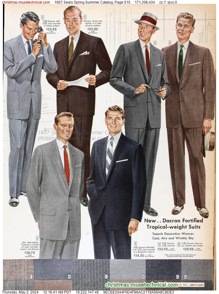 1957 Sears Spring Summer Catalog, Page 510
