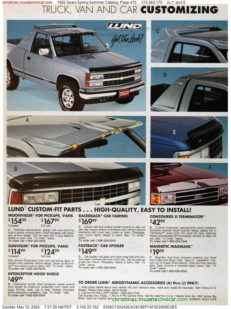 1992 Sears Spring Summer Catalog, Page 475