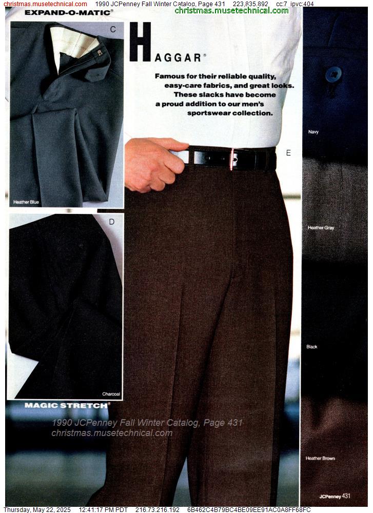 1990 JCPenney Fall Winter Catalog, Page 431
