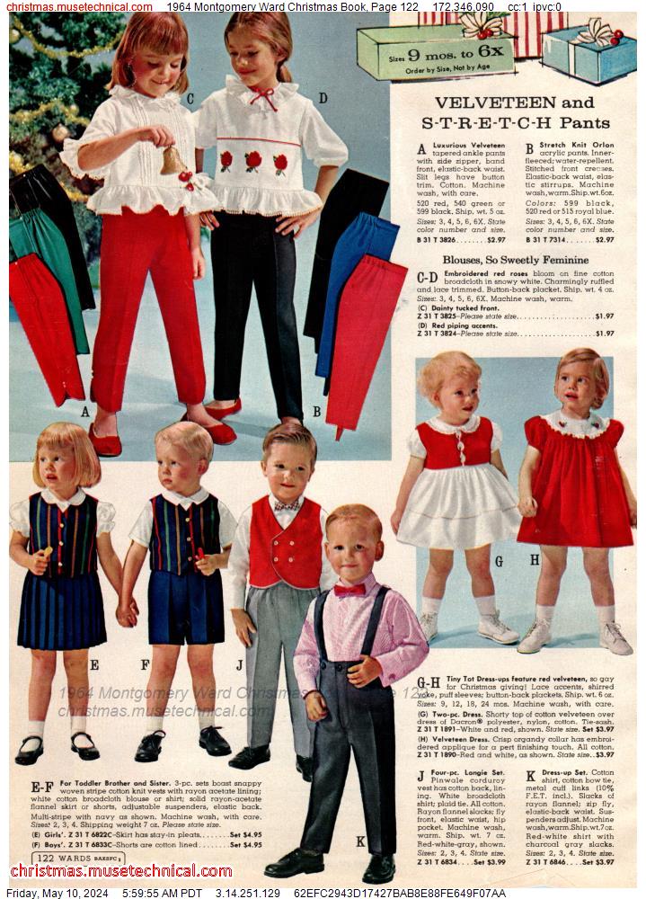 1964 Montgomery Ward Christmas Book, Page 122