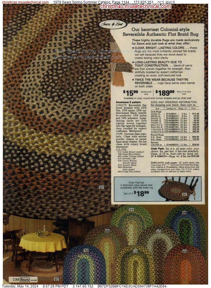 1979 Sears Spring Summer Catalog, Page 1144
