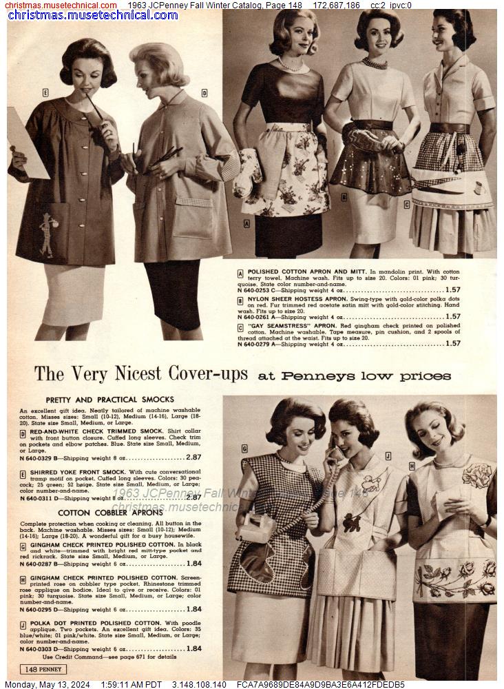 1963 JCPenney Fall Winter Catalog, Page 148
