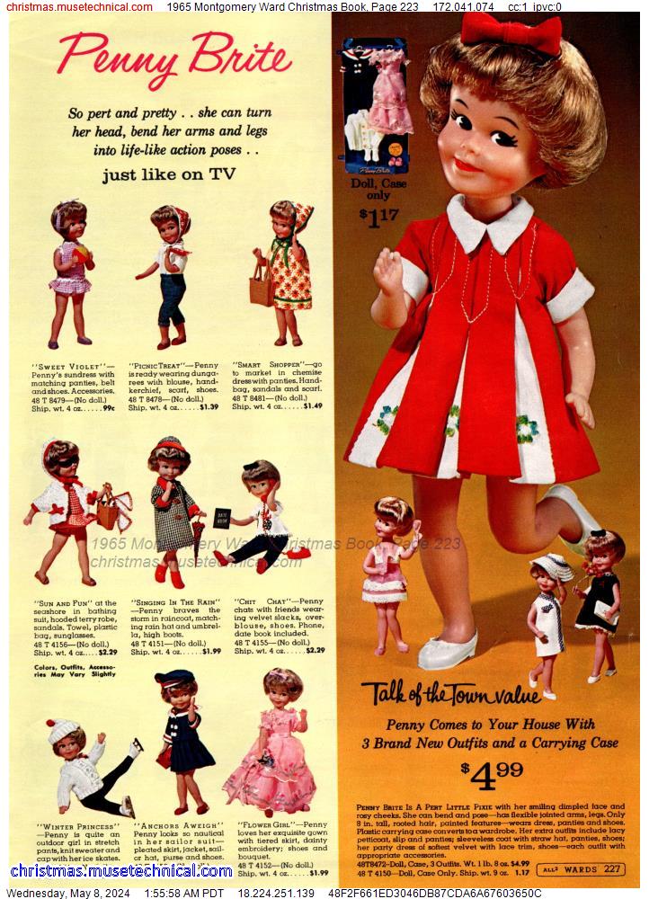 1965 Montgomery Ward Christmas Book, Page 223