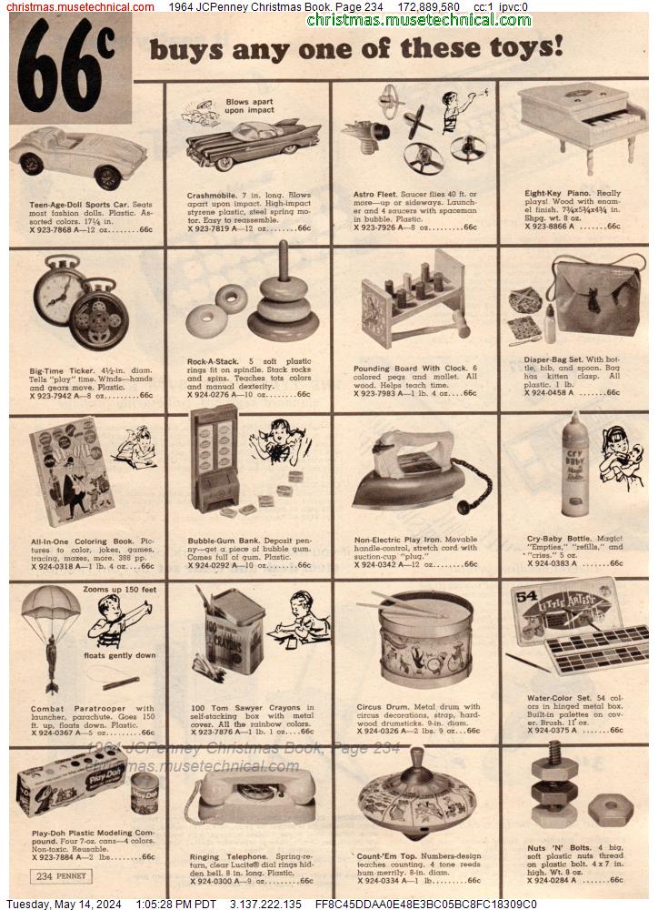 1964 JCPenney Christmas Book, Page 234