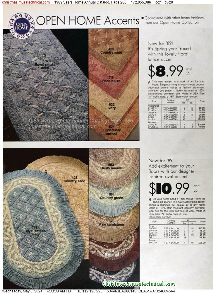 1989 Sears Home Annual Catalog, Page 286