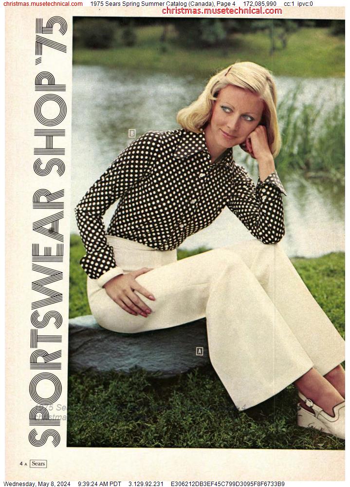 1975 Sears Spring Summer Catalog (Canada), Page 4