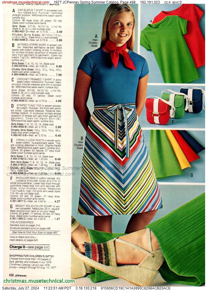 1977 JCPenney Spring Summer Catalog, Page 498