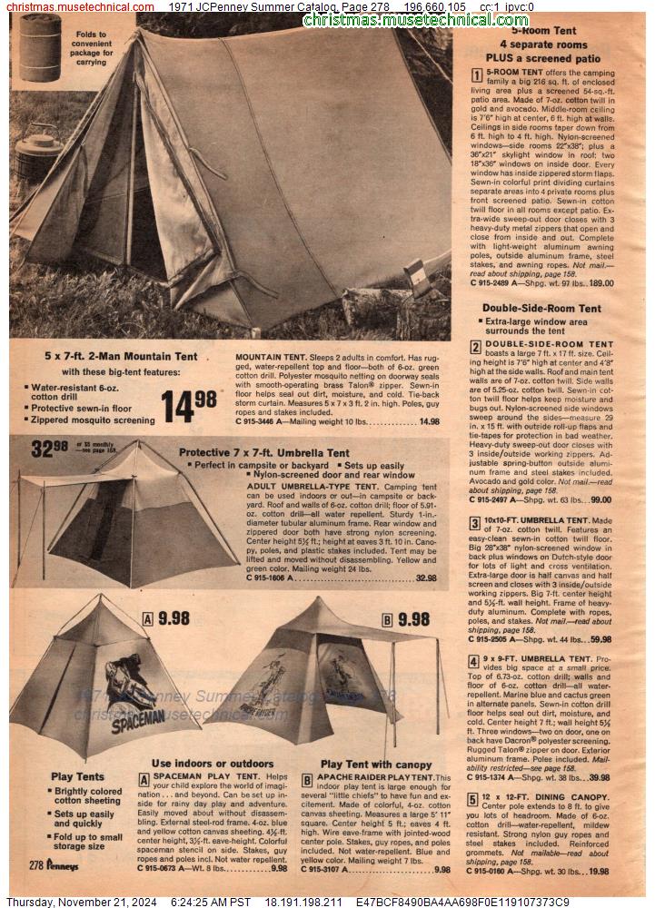 1971 JCPenney Summer Catalog, Page 278