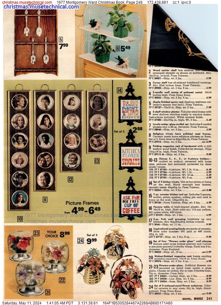 1977 Montgomery Ward Christmas Book, Page 249