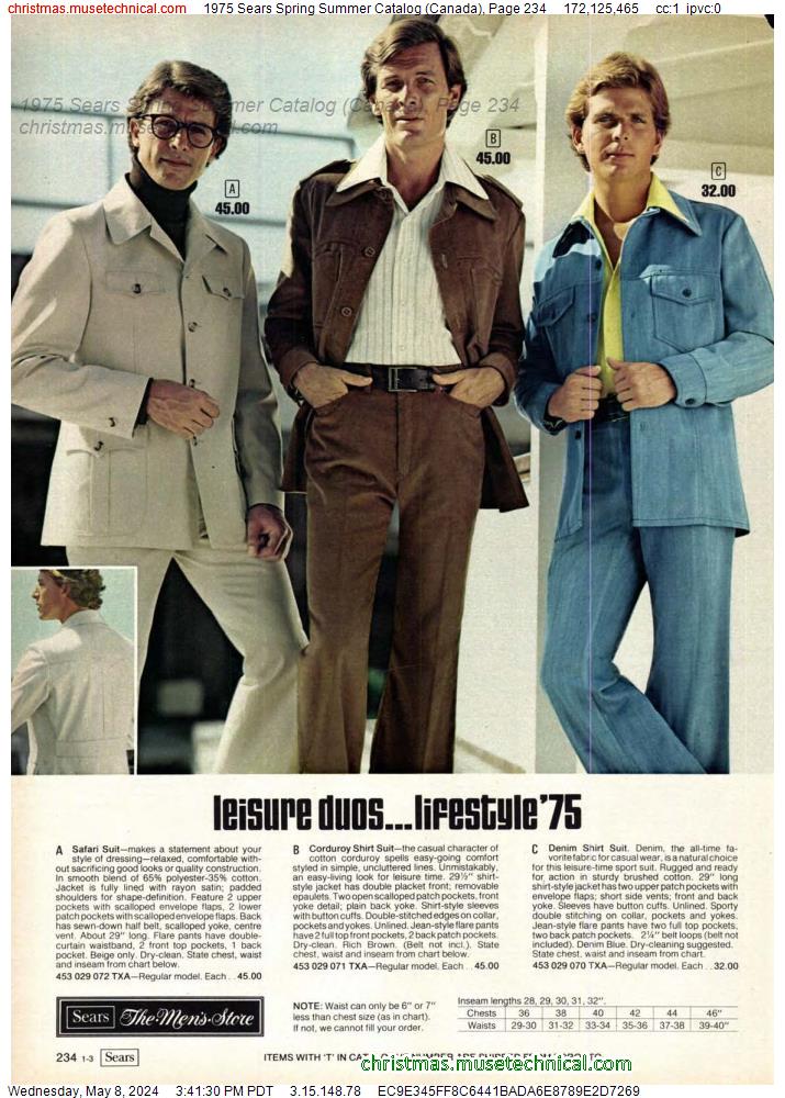 1975 Sears Spring Summer Catalog (Canada), Page 234