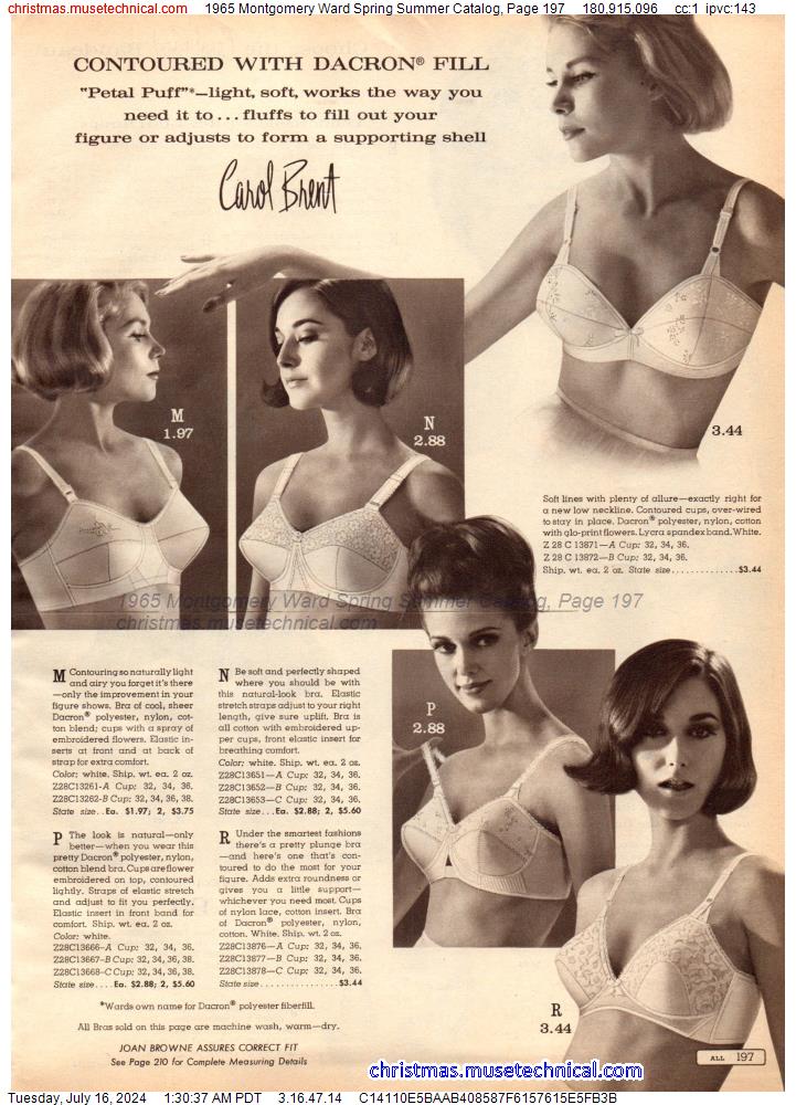1965 Montgomery Ward Spring Summer Catalog, Page 197