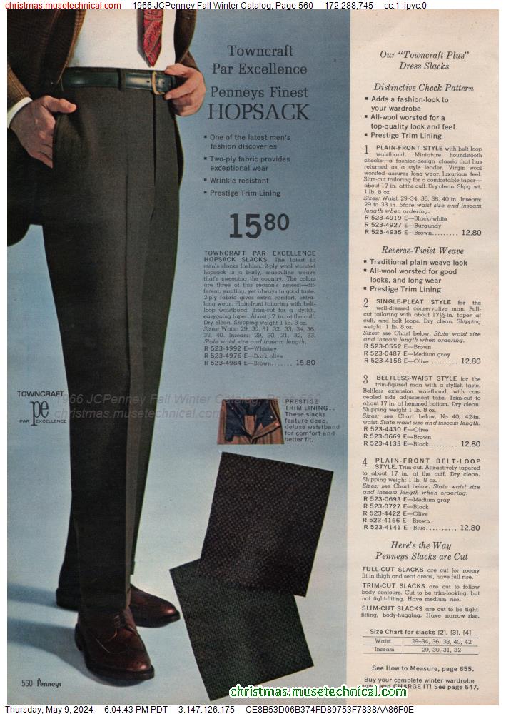 1966 JCPenney Fall Winter Catalog, Page 560