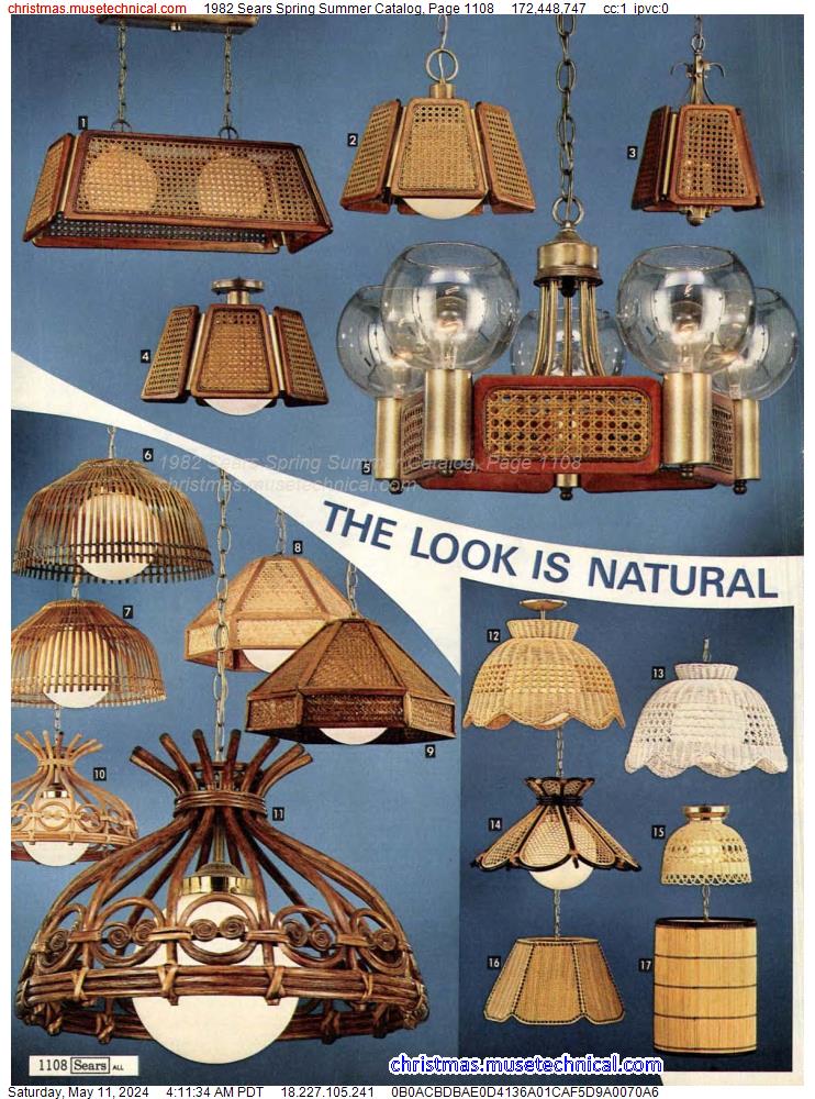 1982 Sears Spring Summer Catalog, Page 1108