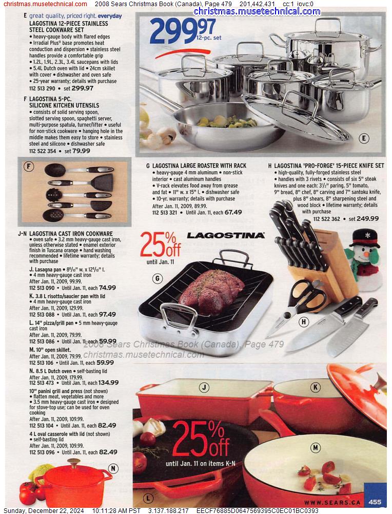 2008 Sears Christmas Book (Canada), Page 479