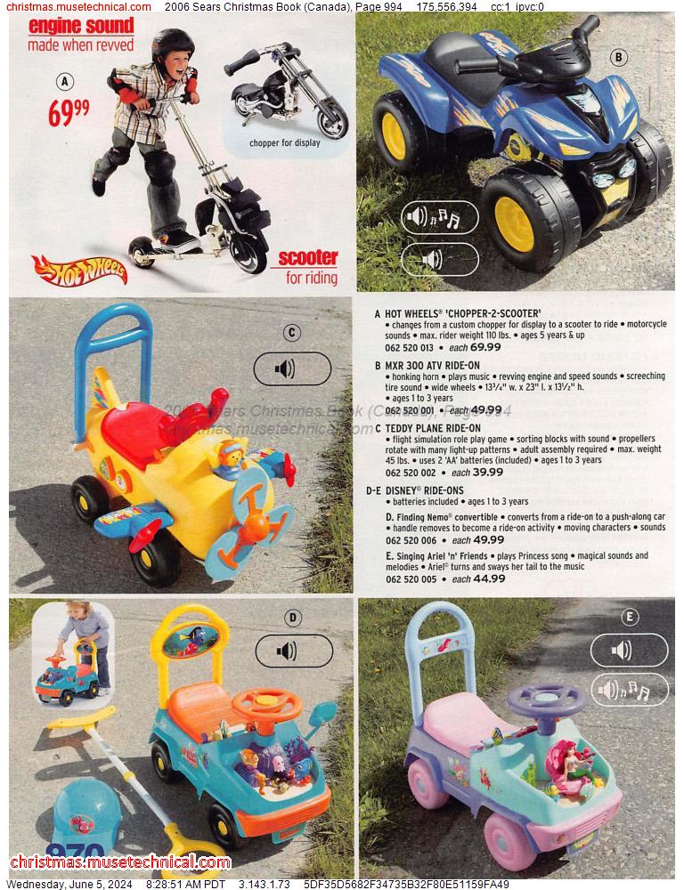 2006 Sears Christmas Book (Canada), Page 994