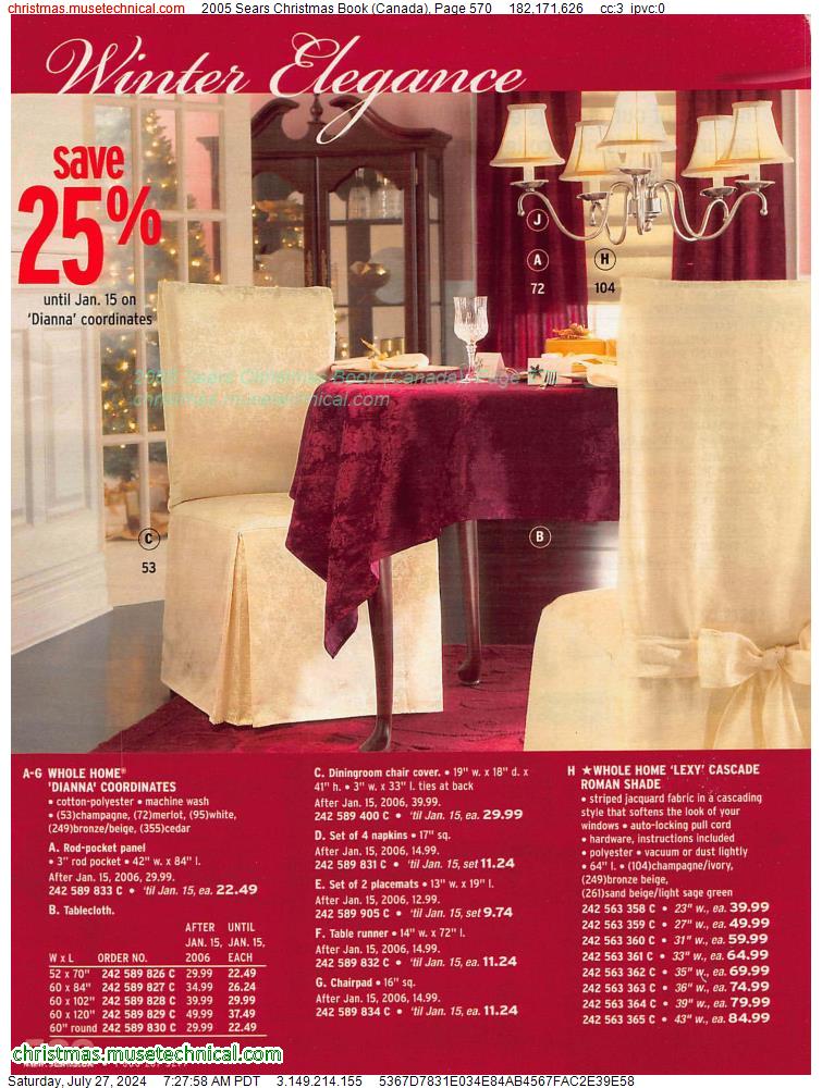 2005 Sears Christmas Book (Canada), Page 570
