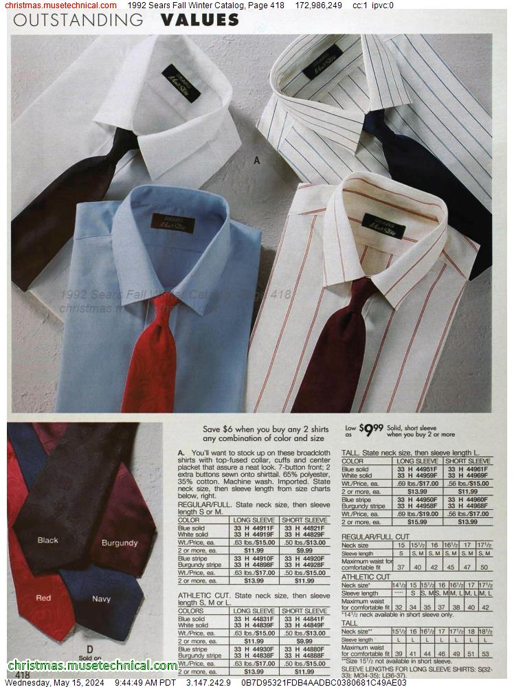 1992 Sears Fall Winter Catalog, Page 418
